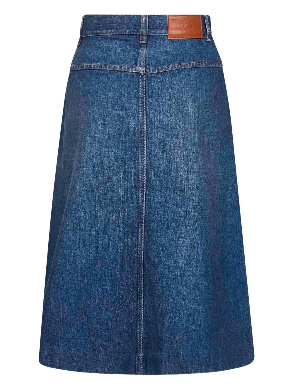 Chloe Women Knee-Length Denim Skirt