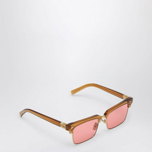 Miu Miu Miu Miu Runway Pink Sunglasses Women