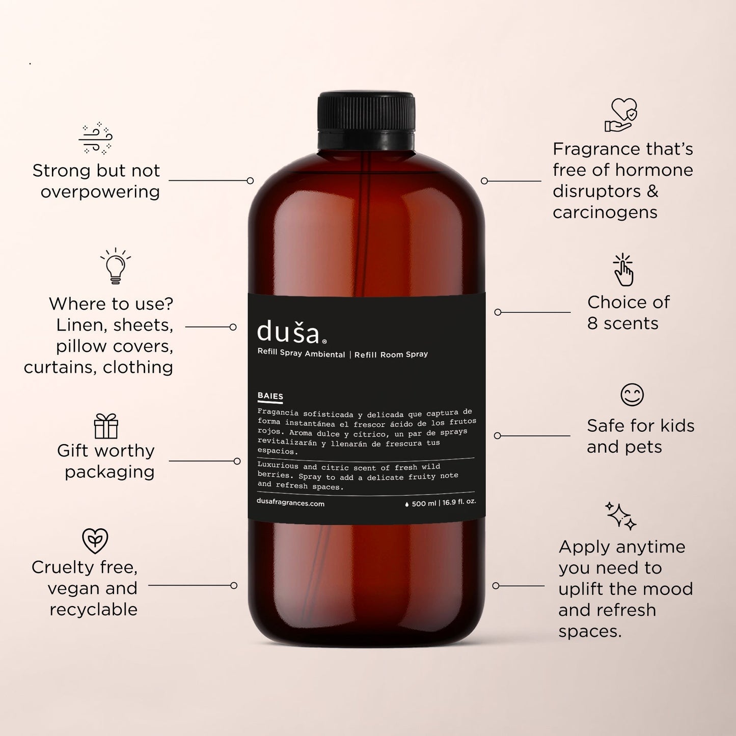 TÉ MATCHA- 16 FL OZ ROOM & LINEN SPRAY LIQUID REFILL