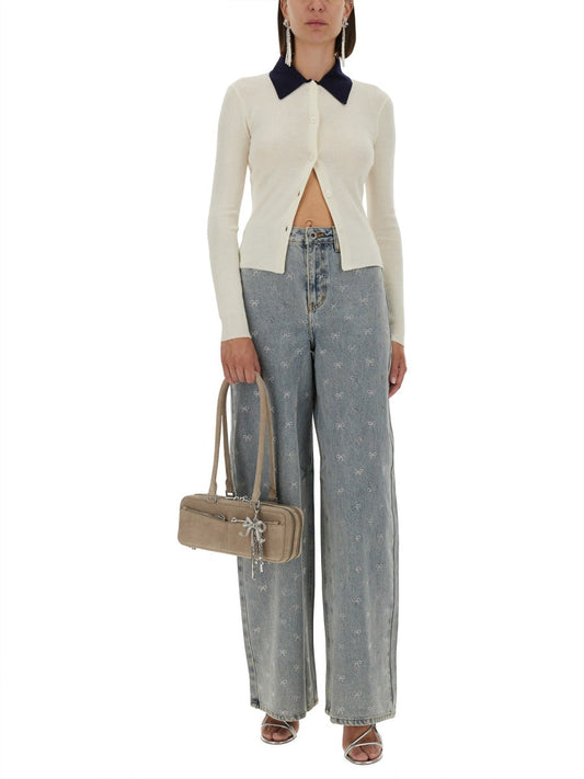 Self-Portrait Women Merino Wool Cardigan