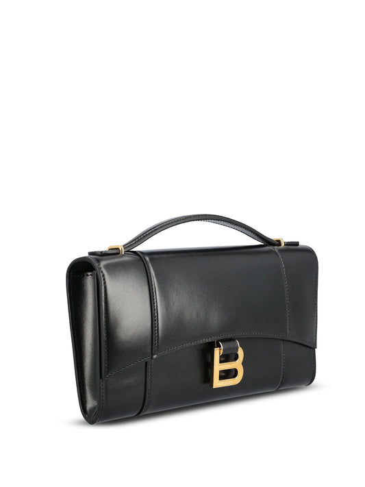 Balenciaga Women Hourglass Pochette With Handle