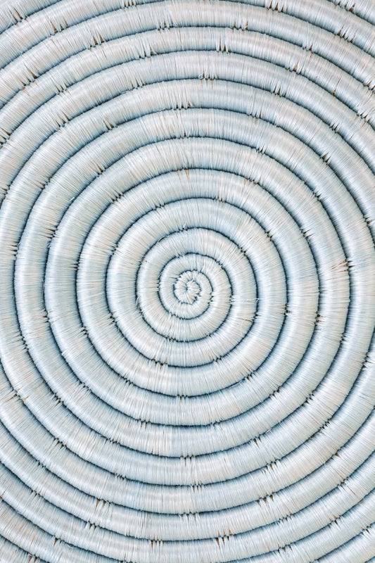 12" Sisal Placemat - Light Blue