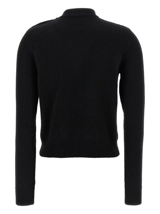 Balmain Women Cashmere Blend Buttoned Sweater