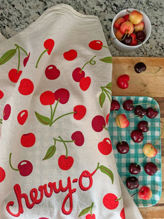 Cherry Dish Towel