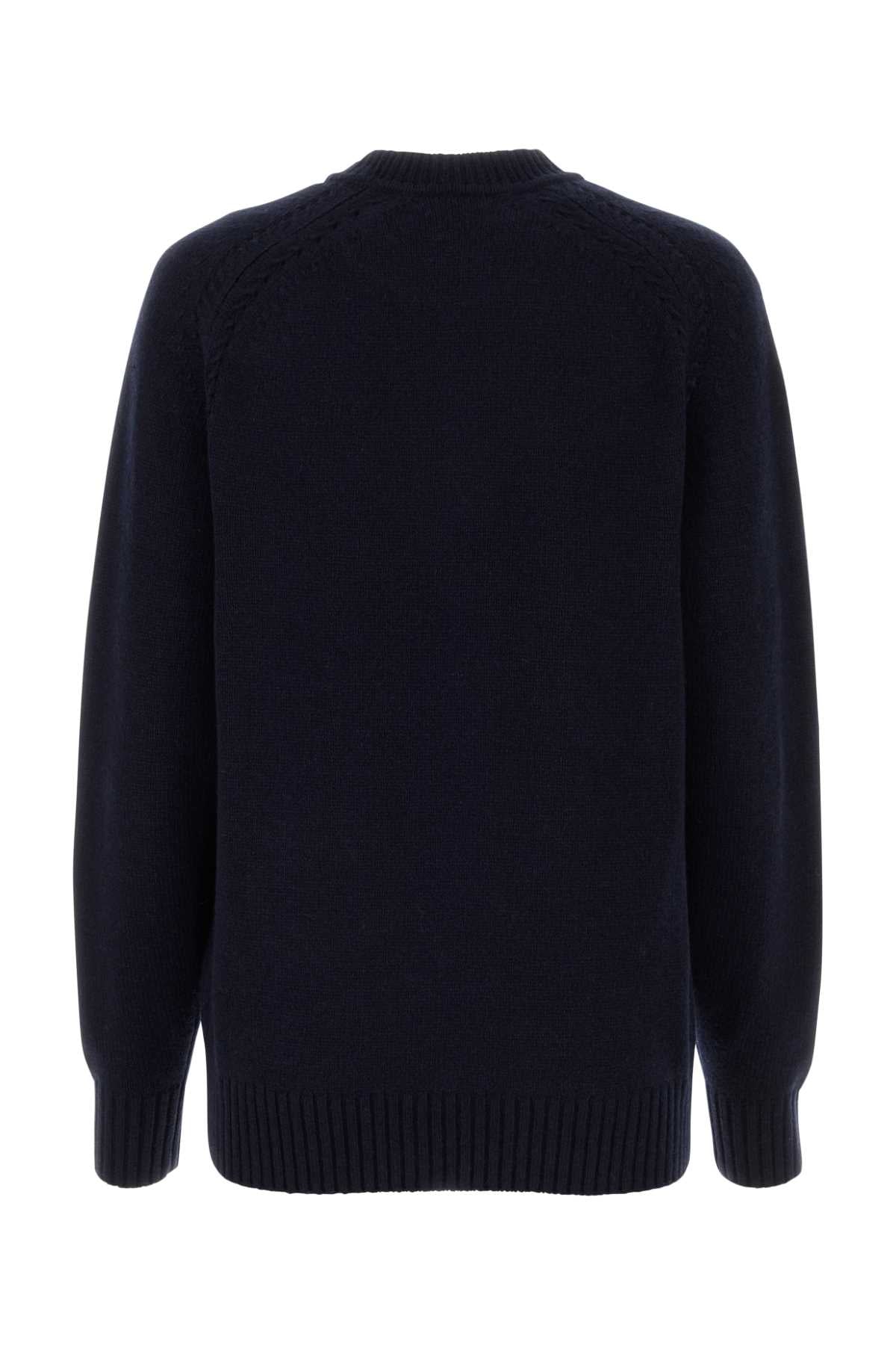 Chloe Women Midnight Blue Cashmere Blend Oversize Sweater