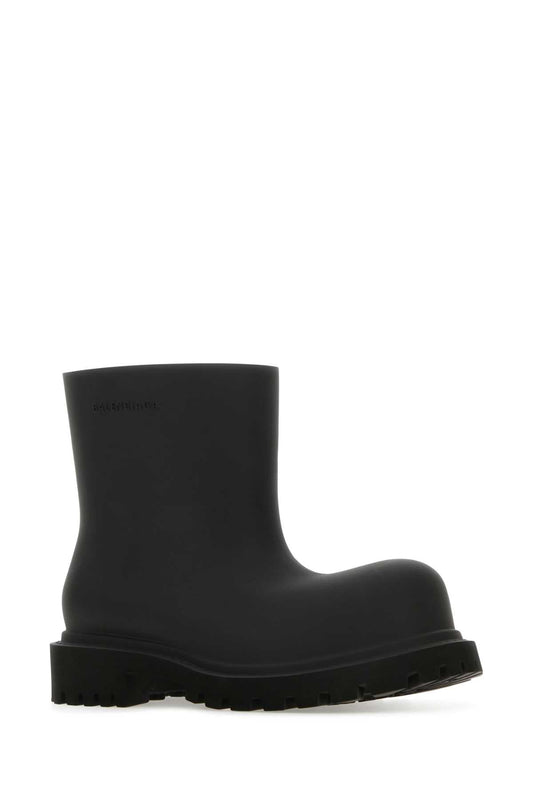 Balenciaga Women Black Eva Ankle Boots