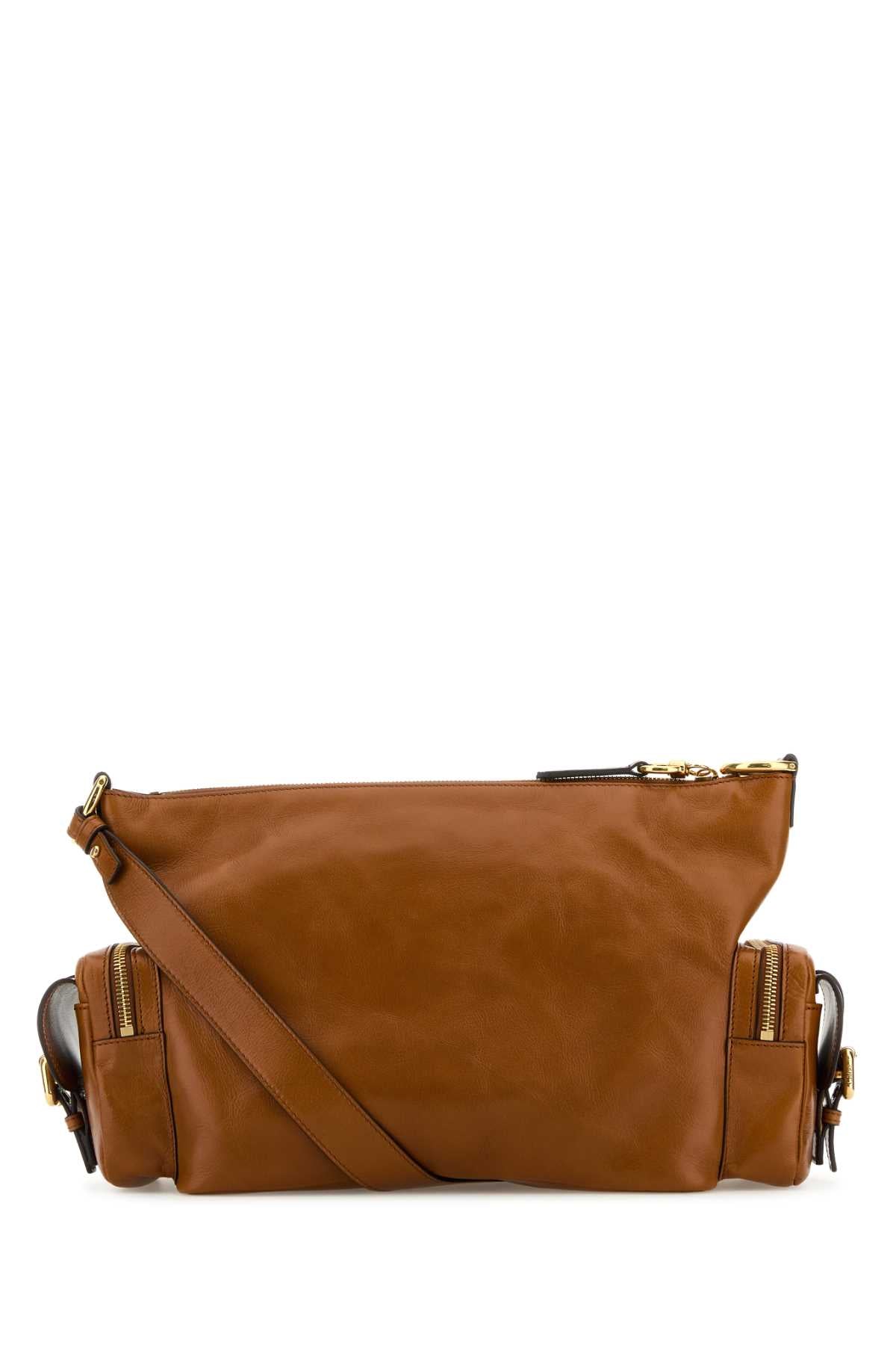 Chloe Women Caramel Leather Camera Bag Handbag