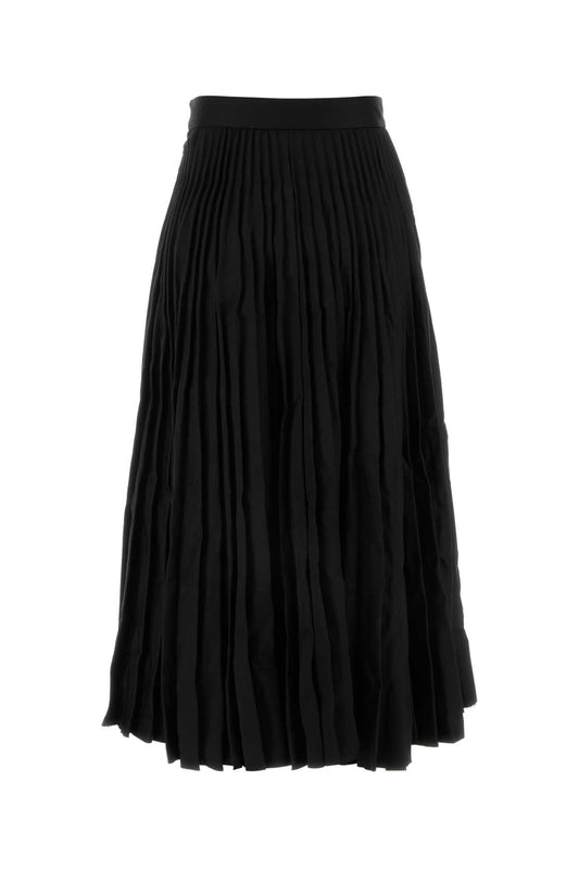 Balenciaga Women Black Wool Skirt