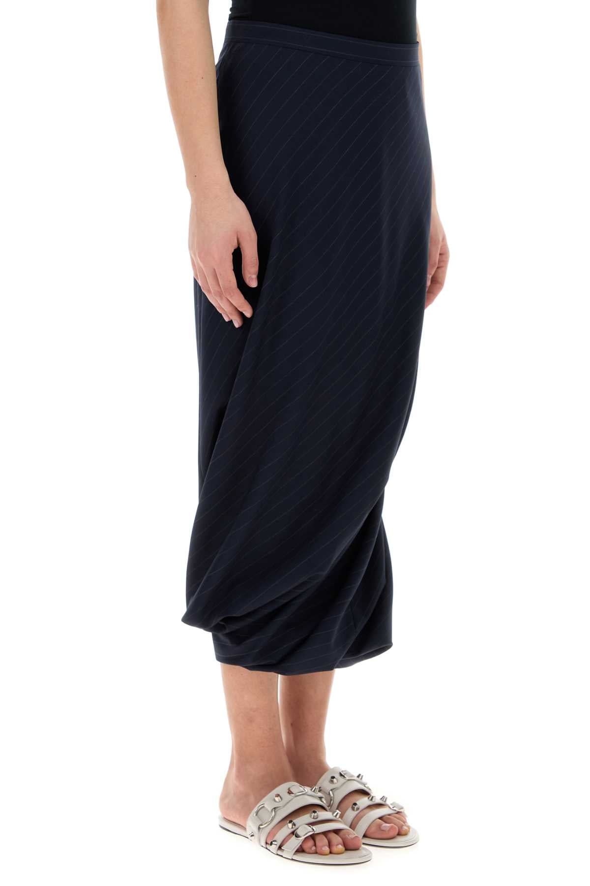 Balenciaga Women Embroidered Wool Skirt