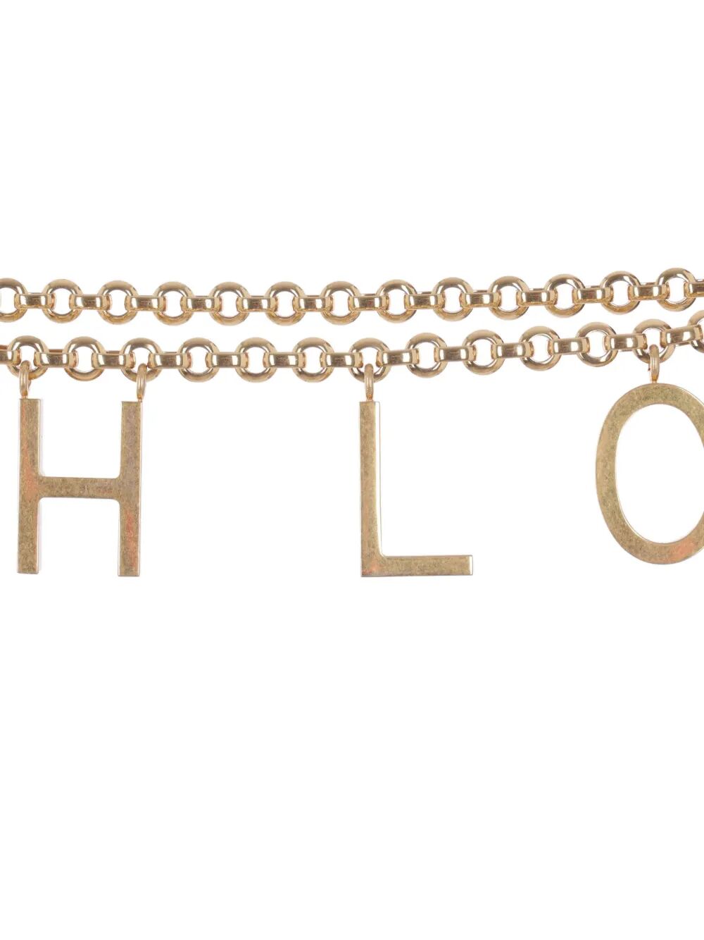 Chloe Women "Chloe" Letters Belt