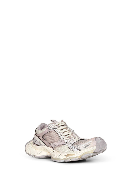Balenciaga Women Beige And Grey Stapler Sneakers