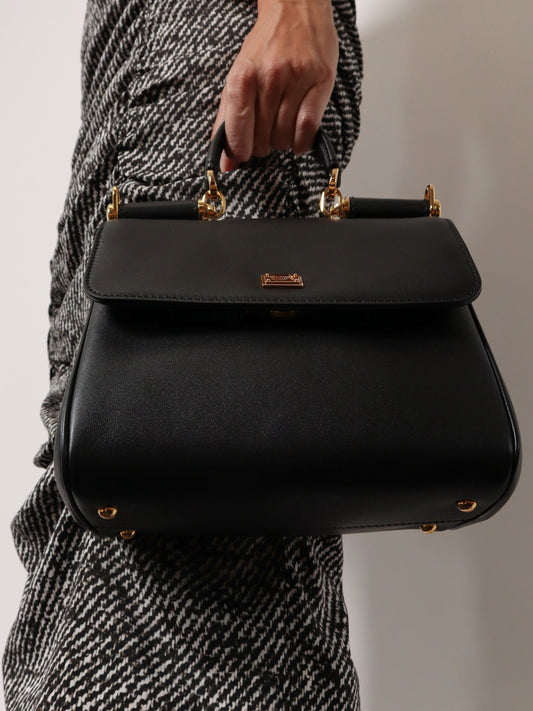 Dolce & Gabbana Women My Sicily Leather Shoulder Bag