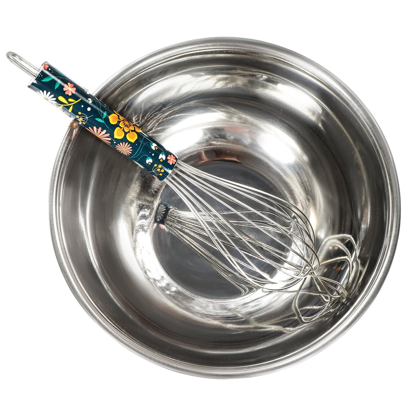 Sunburst Bloom Bowl & Whisk Set