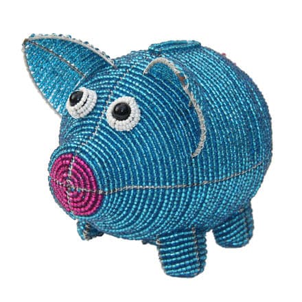 Blue Piggy Bank