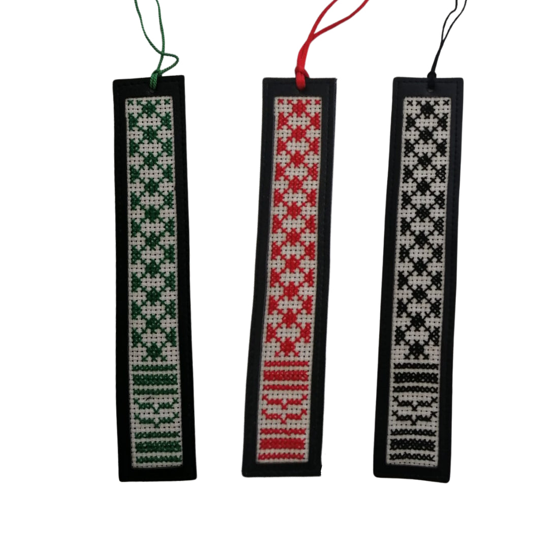 Kuffiyeh Bookmark - Red