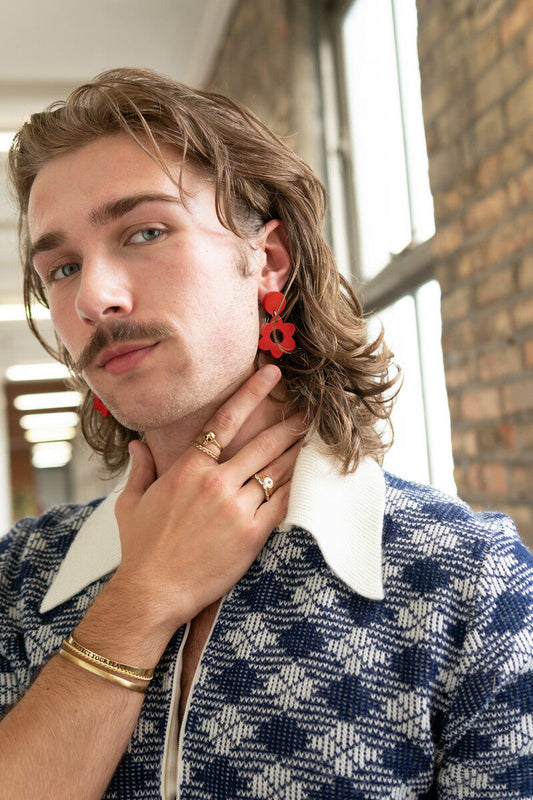 Hot Hippie Clay Earrings