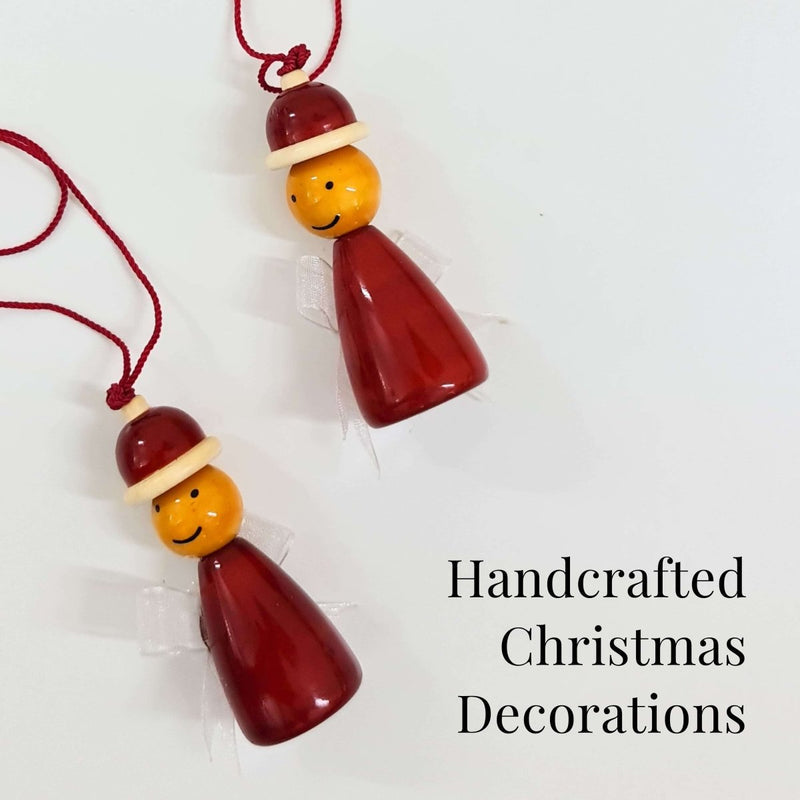 Christmas Tree Ornaments – Santa’s Elves | Set of 2