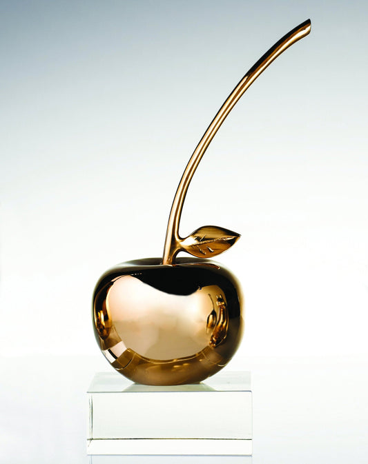 Apple Sculpture Gold