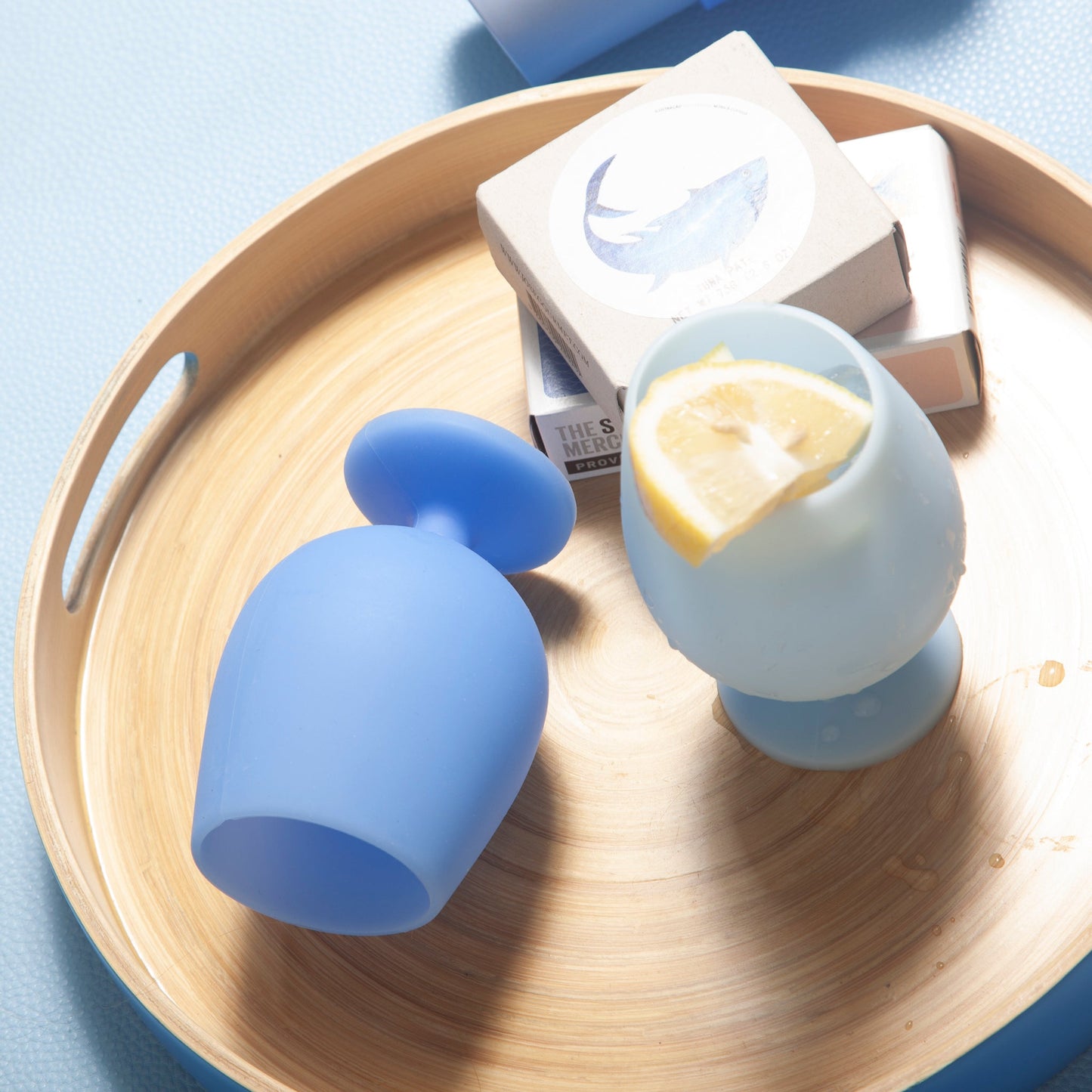 Sky + Kingfisher | Stemm | Unbreakable Wine Glasses