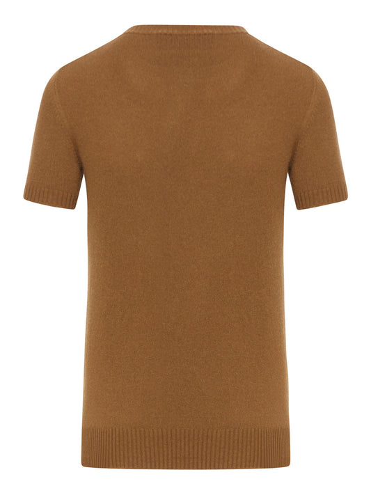 Miu Miu Women Cashmere Short Sleeve Sweater