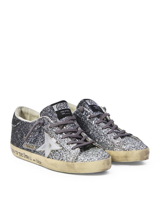 Golden Goose Deluxe Brand Women Super-Star Sneakers With Glitter