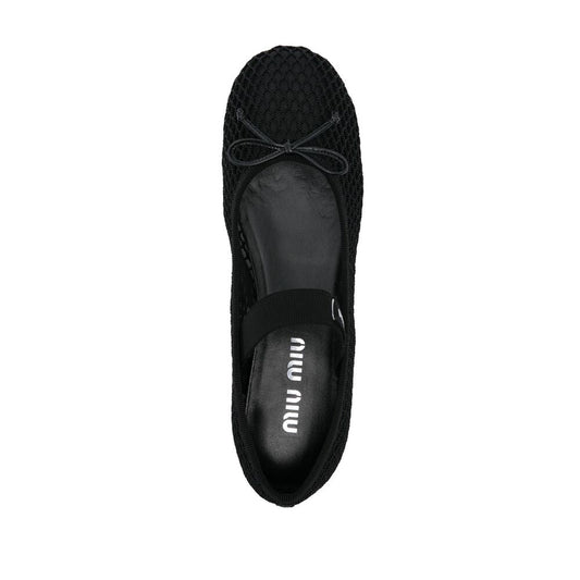 Miu Miu Black Ballet Flats Women