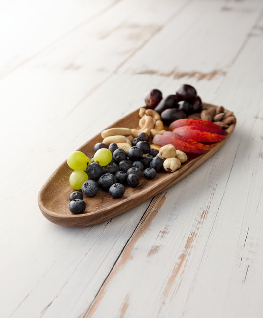 Foree Wooden Long Plate