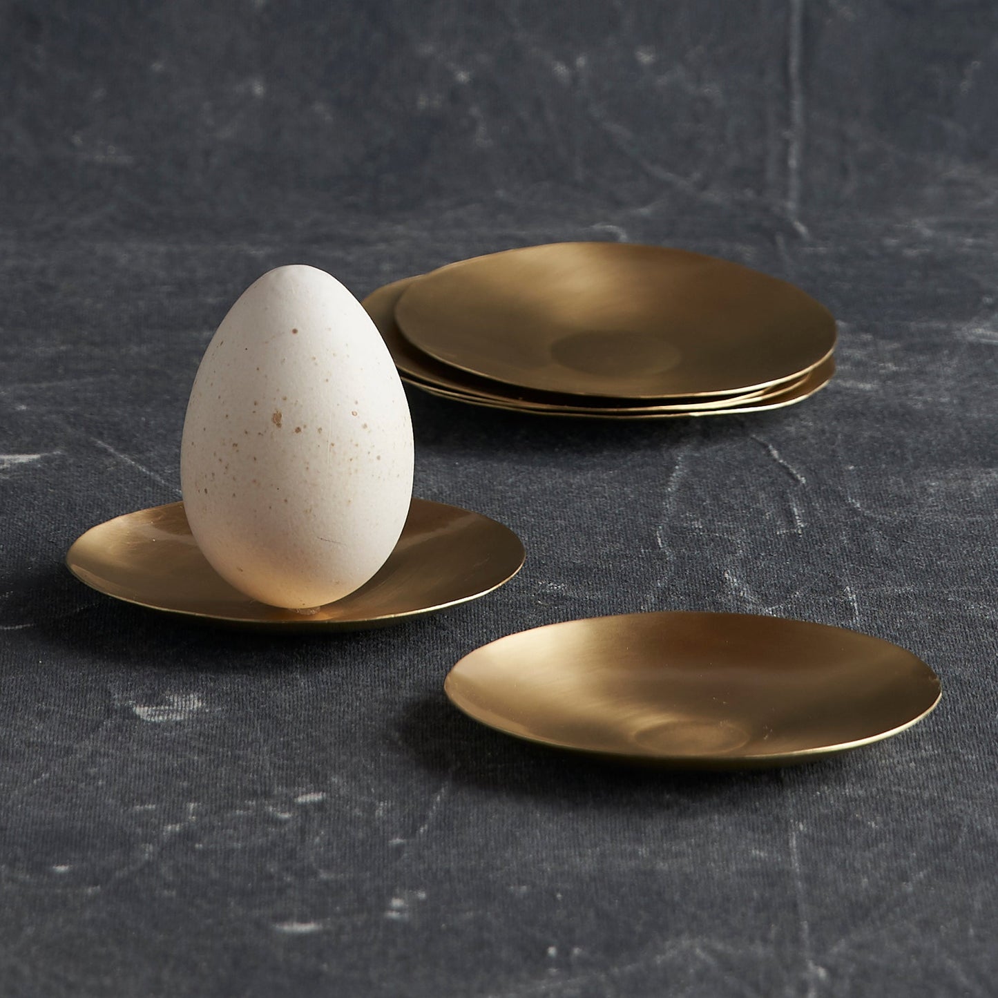 Artisan Brass Plates Extra Small - Set of 6