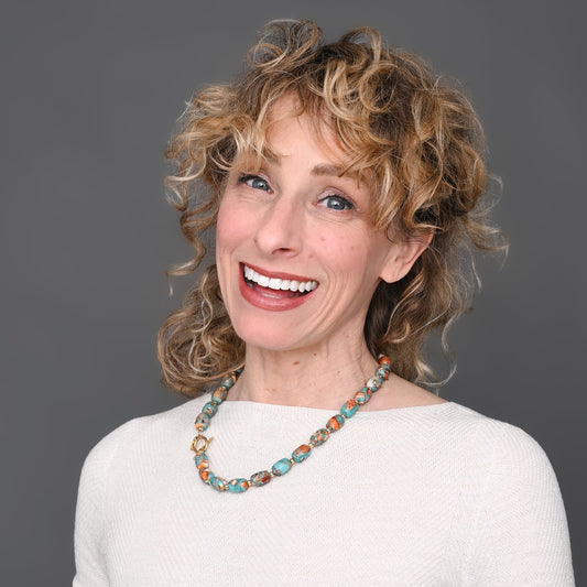 Sierra Bloom Turquoise Emperor Stone Beaded Necklace