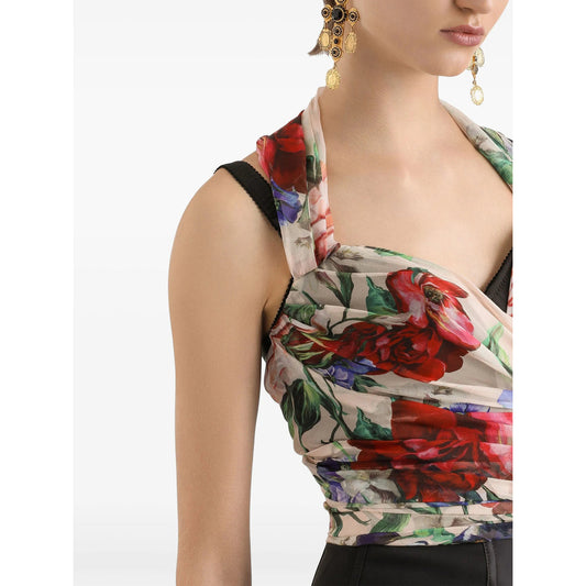 Dolce & Gabbana Red Tops - Vests & Tank Tops Women
