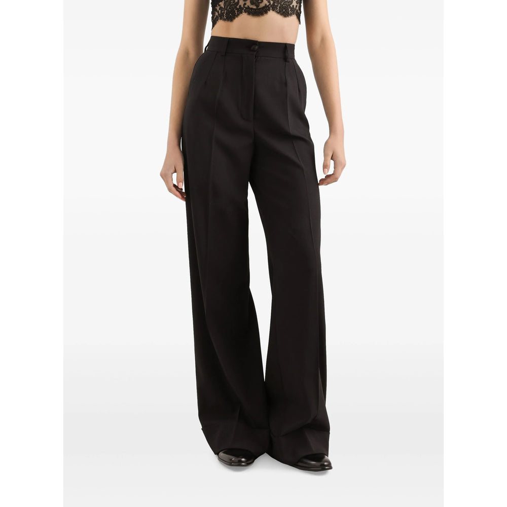 Dolce & Gabbana Black Trousers - Tailored Trousers Women