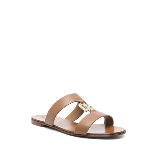 Dolce & Gabbana Brown Flip-Flops & Slides Women