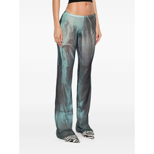 Jean Paul Gaultier Blue Trousers - Flared Trousers Women