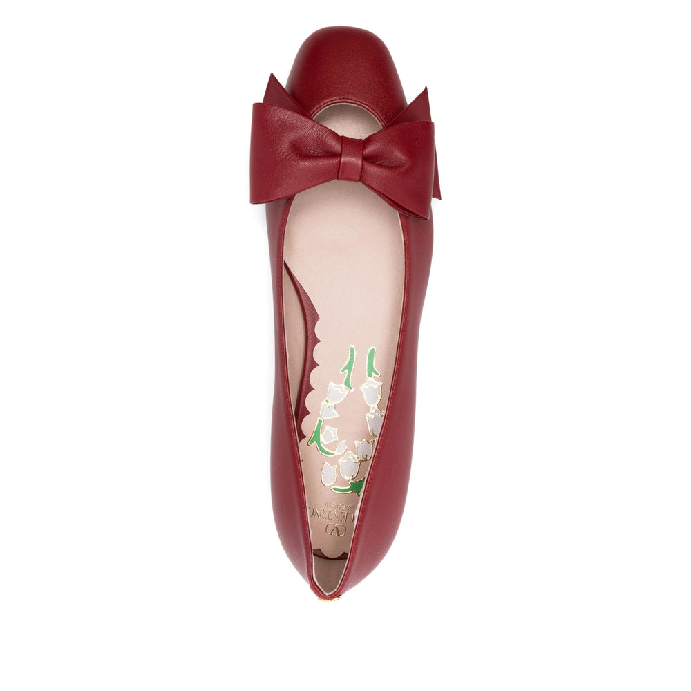 Valentino Garavani Red Ballet Flats Women