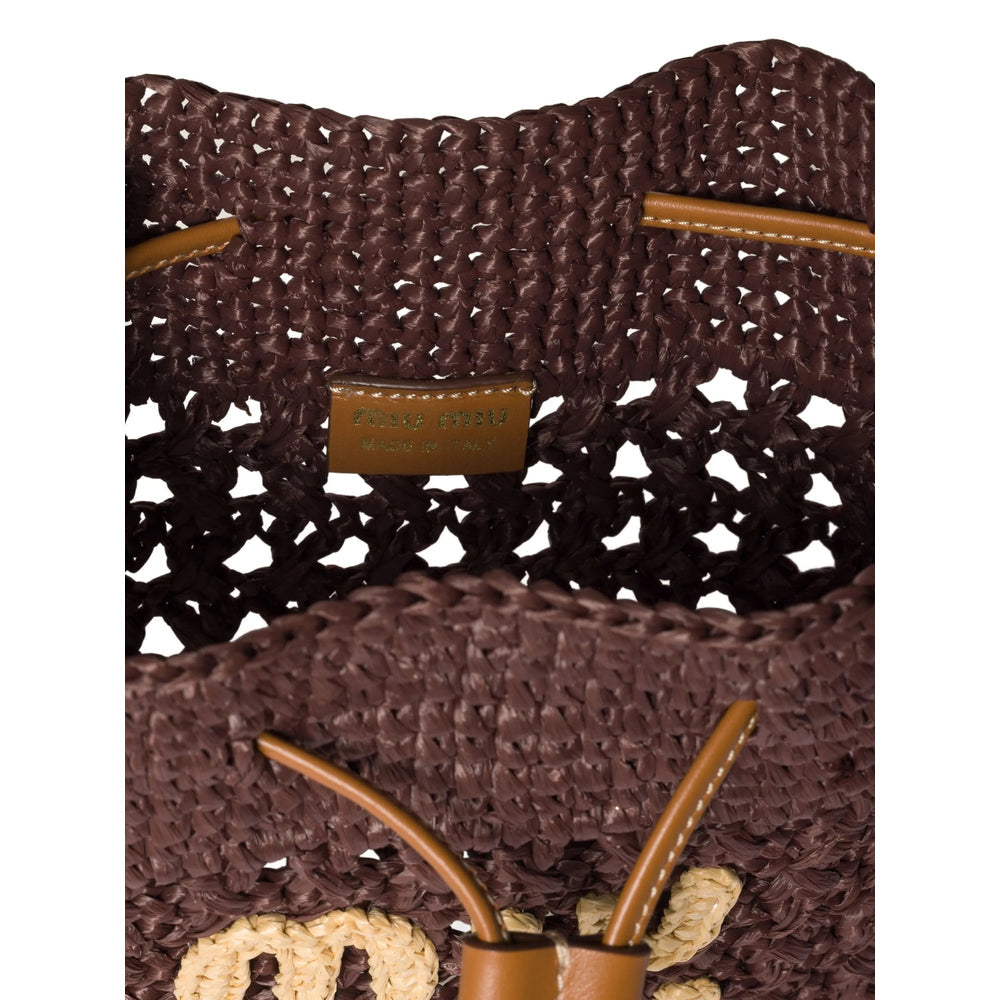 Miu Miu Brown Bucket Bags Women