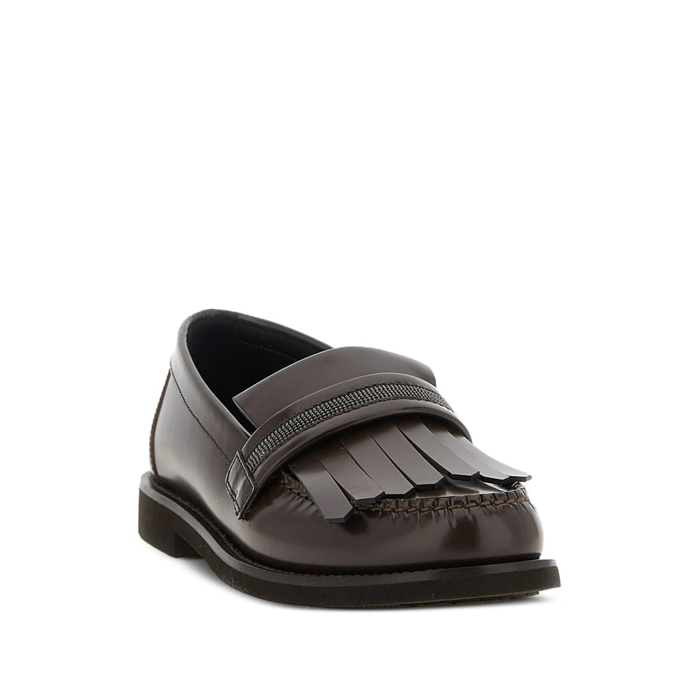 Brunello Cucinelli Brown Loafers Women