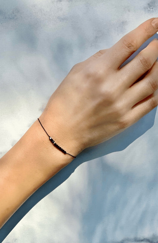 The Energy Project Bracelet – Expression With Lapis Lazuli & Solid 14K Gold Bead