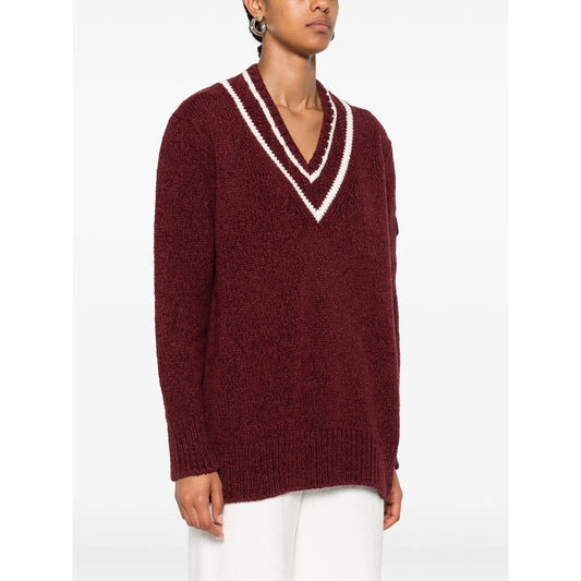 Moncler Red Knitwear - Jumpers Women
