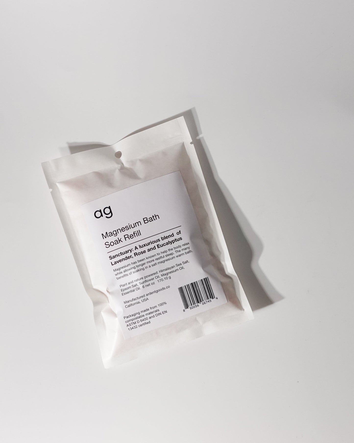 Magnesium Bath Salt Soak Refill in Sanctuary