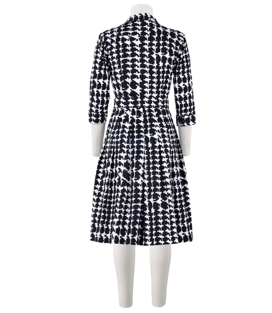 Audrey Dress #1 White Indigo Long Dress