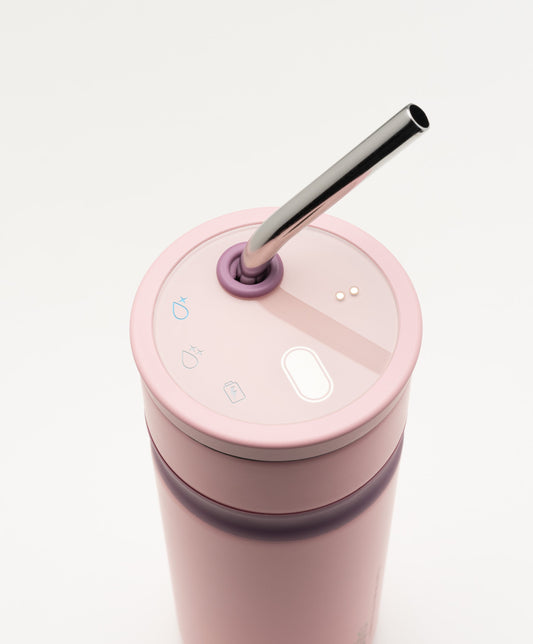 Uvio Self-Purifying Water Bottle - April Blush