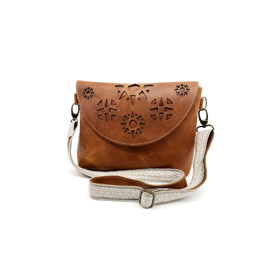 Sunrise Crossbody in Cognac