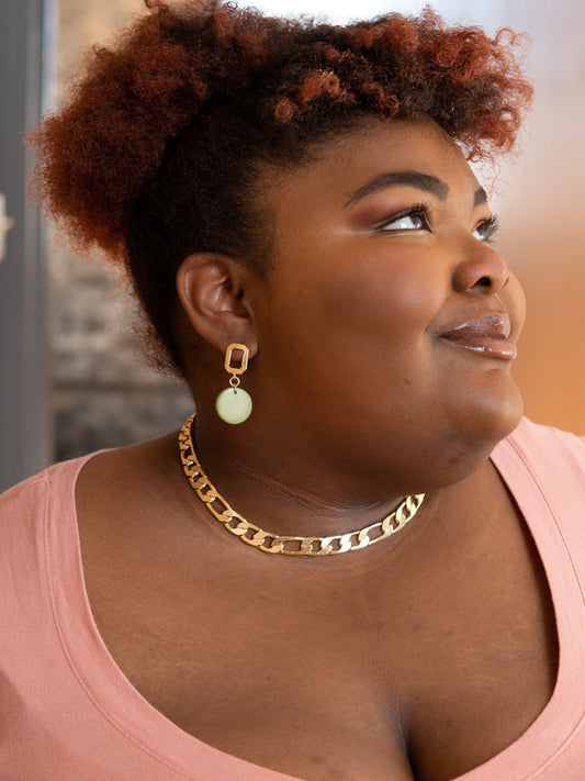 Mid Mod Dangle Studs