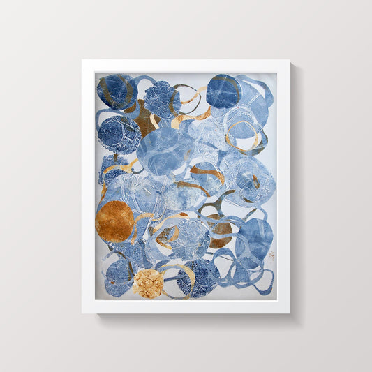 Outer Orbit Small Framed Print
