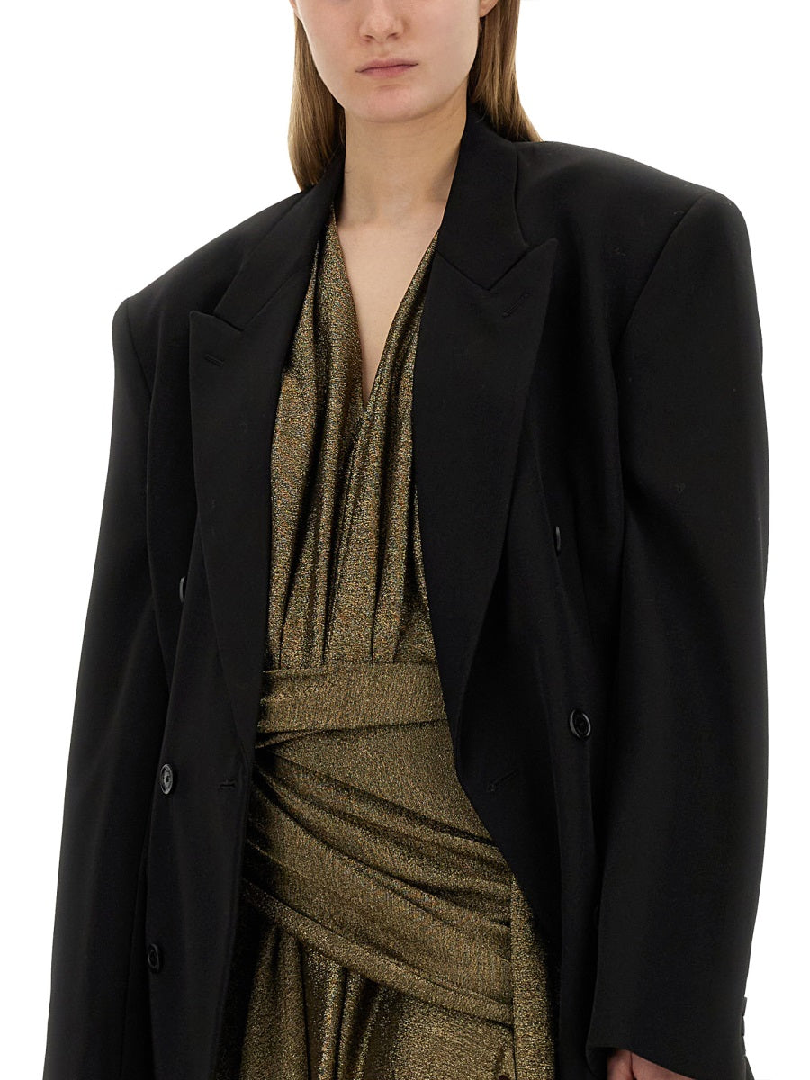 Balenciaga Women V-Neck Dress