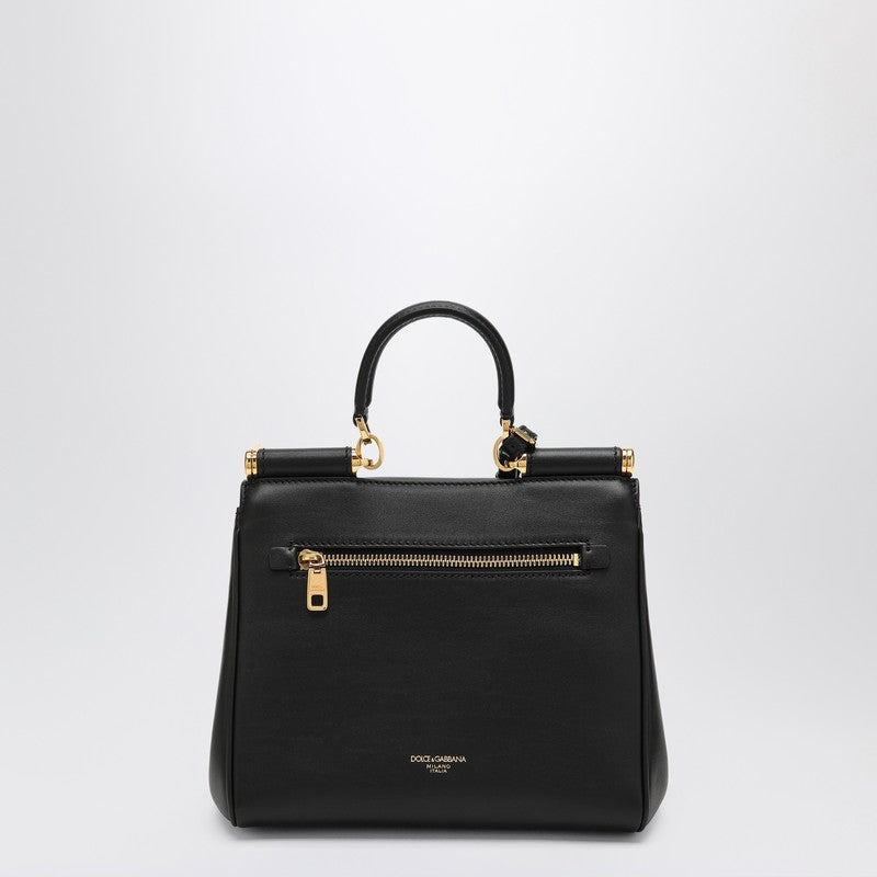 Dolce&Gabbana Shoulder Bag My Sicily In Black Leather Women