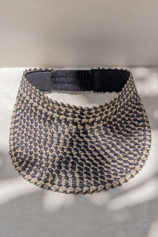 Ombre Rattan Sun Visors