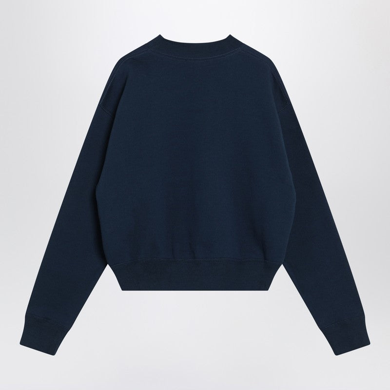 Chloé Navy Blue Sweatshirt With Logo Women