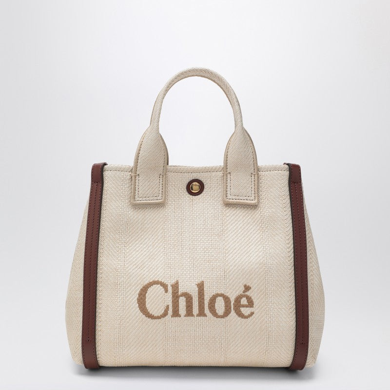 Chloé Small Chloé Carry Tote Bag In Sand Colour Women