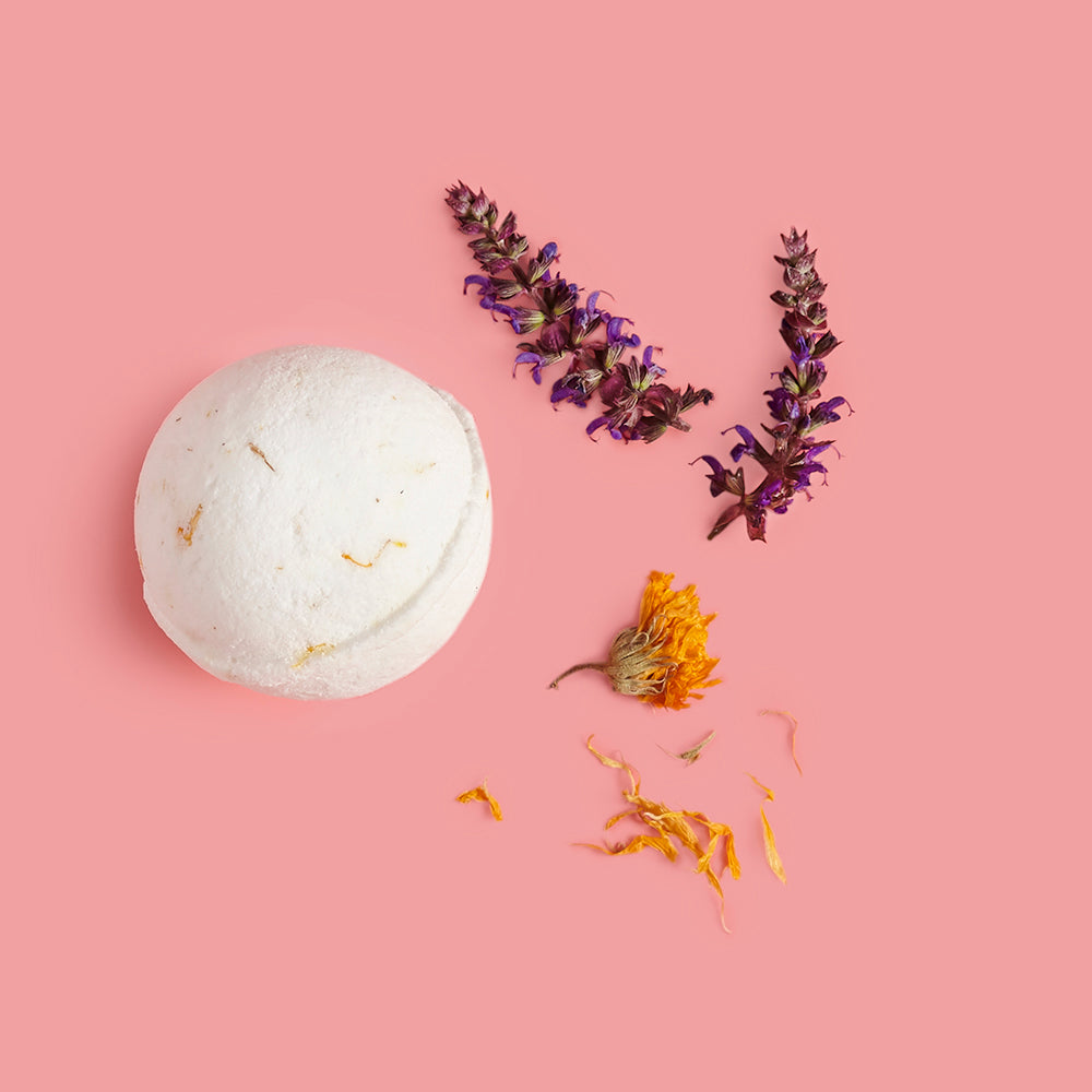 Remedy Bath Bomb Set – Lavender, Chamomile & Calendula for Relaxation